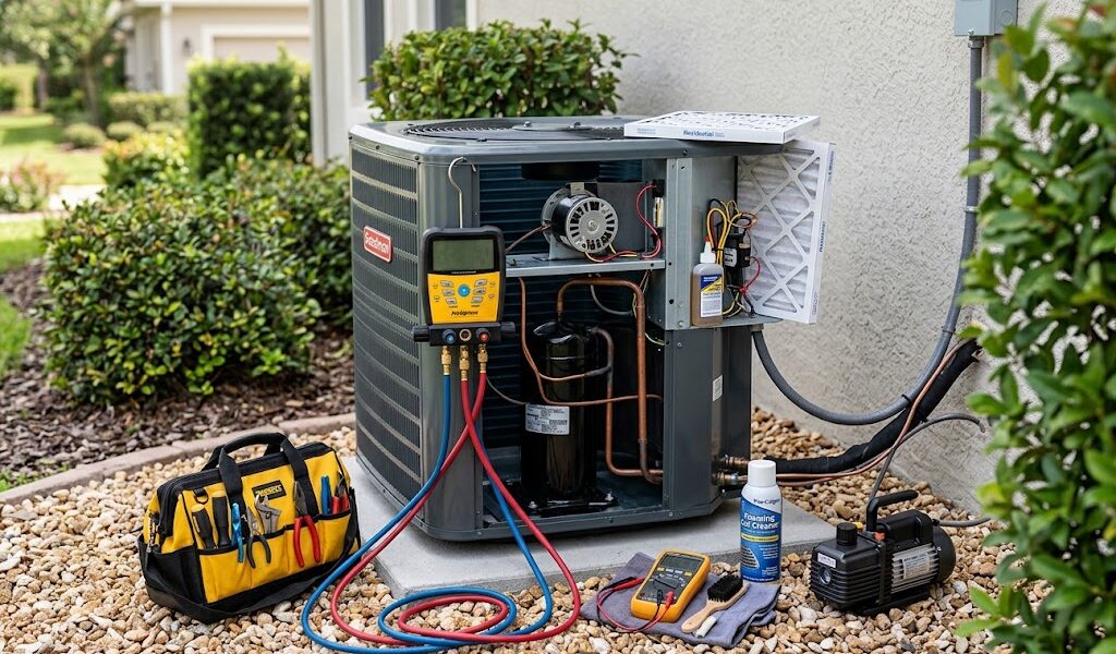 What Is Included in a Professional AC Maintenance Visit?