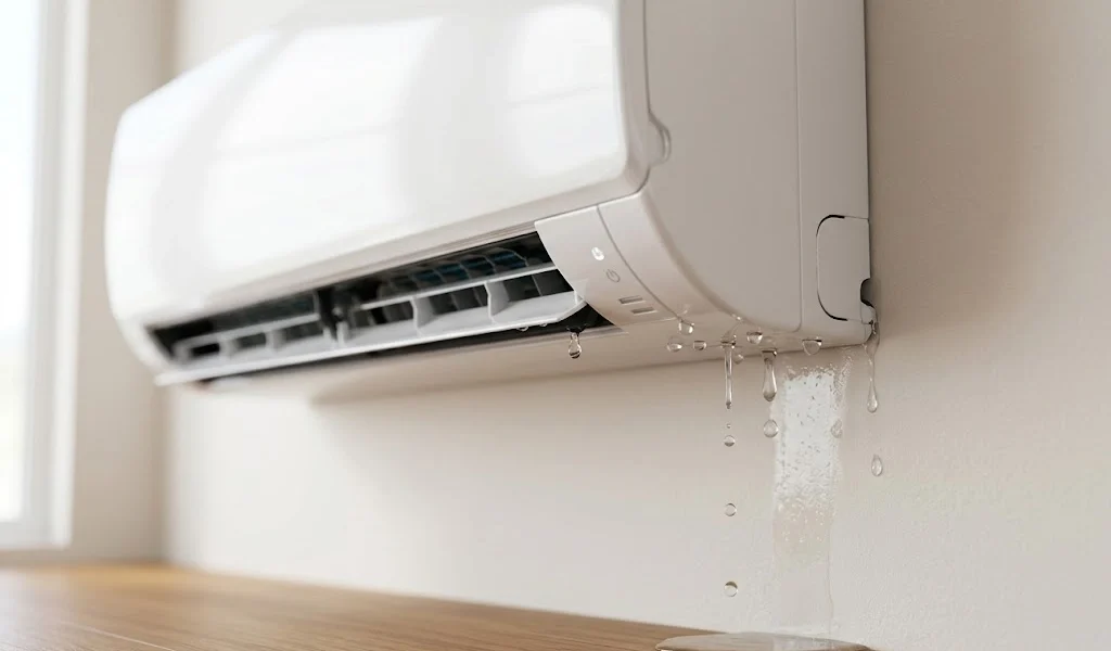 why is my air conditioner leaking water
